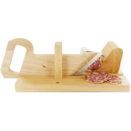 Trancheuse à charcuterie en bois