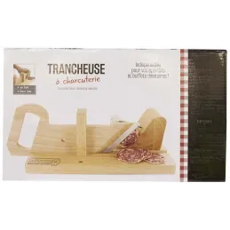 Trancheuse à charcuterie en bois