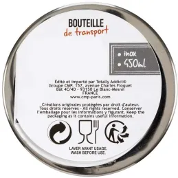 Bouteille de transport en inox 450 ml