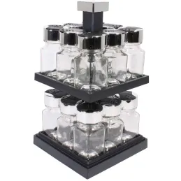 Carrousel à épices carré tournant pots 10 cl