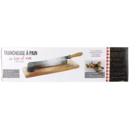 Trancheuse à pain en bois et inox