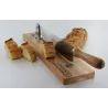Trancheuse à pain en bois et inox