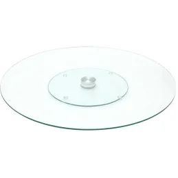 Plateau tournant en verre 45 cm