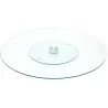 Plateau tournant en verre 45 cm