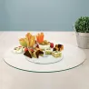Plateau tournant en verre 45 cm