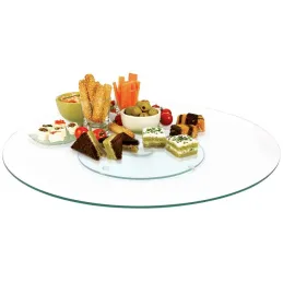 Plateau tournant en verre 45 cm