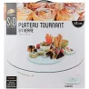 Plateau tournant en verre 45 cm
