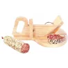 Trancheuse charcuterie ronde en bois