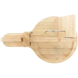 Trancheuse charcuterie ronde en bois