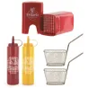 Coffret coupe frites paniers et pousses sauces
