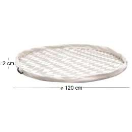 Tapis de jeux refermable et transportable 120 cm
