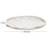 Tapis de jeux refermable et transportable 120 cm