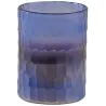 Photophore en verre mosaique violet