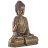 Bouddha assis en résine doré