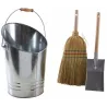 Kit entretien cheminée seau balai et pelle