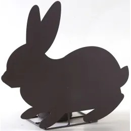 Cache-pot lapin en métal vieilli