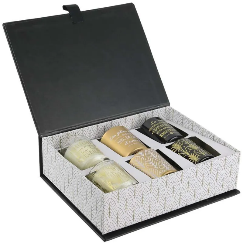 Coffret 6 bougies à la vanille "A wonderful life"