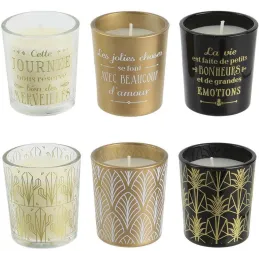Coffret 6 bougies à la vanille "A wonderful life"
