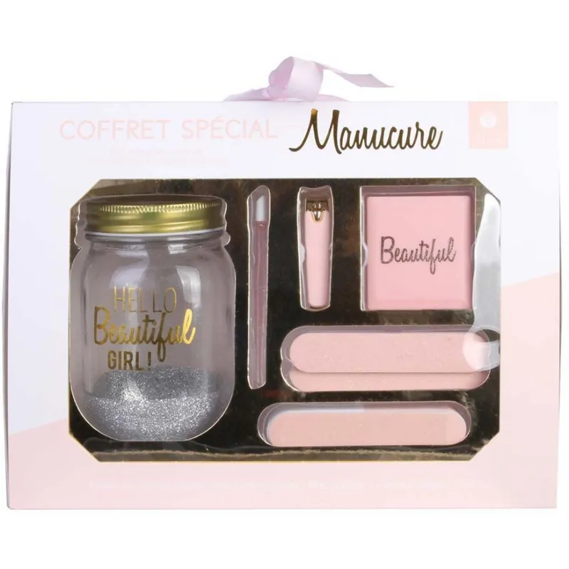 Coffret spécial manucure "Hello beautiful girl"
