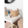 Corbeille ronde en jute naturelle avec 2 poignées