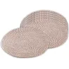 Set de table rond en jute (Lot de 6)