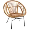 Fauteuil enfant soleil rotin