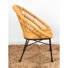 Fauteuil enfant soleil rotin