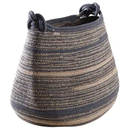Corbeille de rangement en  jute et polyester