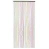 Rideau de porte en perles de bois coloré
