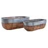 Corbeilles en rotin Paolo (Lot de 2)