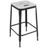 Tabouret de bar métal Factory