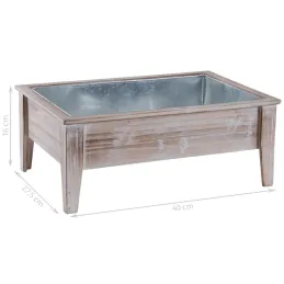 Mini carré potager en bois