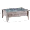 Mini carré potager en bois