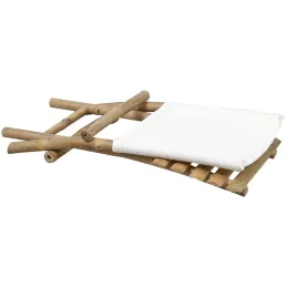 Chaise de plage en bambou