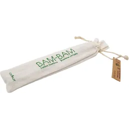 6 pailles réutilisables en bambou Bam Bam