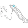 Glissière de toboggan en PEHD reX 230cm