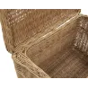 Malle de rangement en osier buff