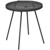 Table basse en acier Flower 44 cm