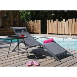 Table basse en acier Flower 44 cm