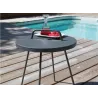 Table basse en acier Flower 44 cm