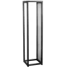 Porte-bûches design vertical en acier 120 cm