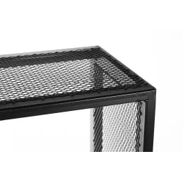Porte-bûches design vertical en acier 120 cm