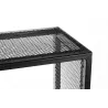 Porte-bûches design vertical en acier 120 cm