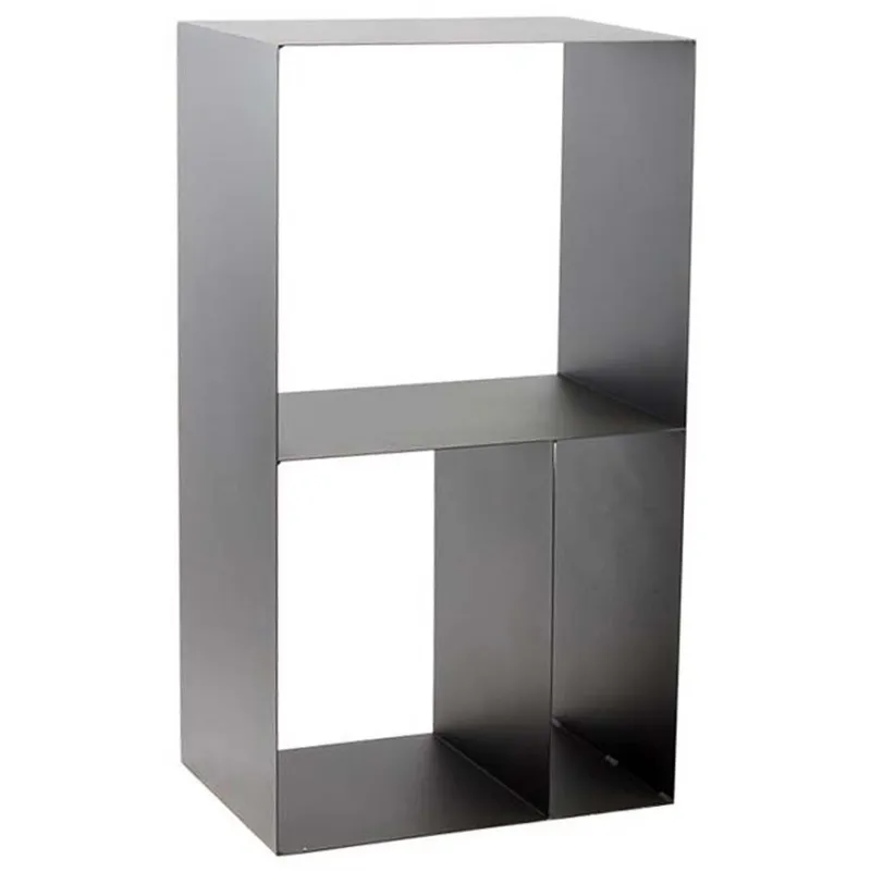 Porte-bûches design en acier