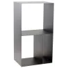 Porte-bûches design en acier
