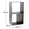 Porte-bûches design en acier