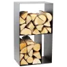 Porte-bûches design en acier