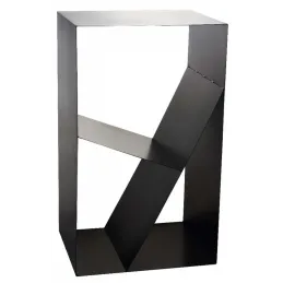 Porte-bûches design en acier