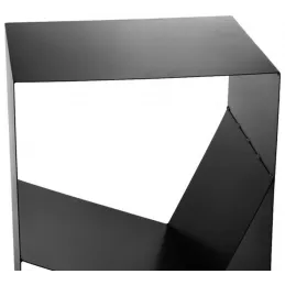 Porte-bûches design en acier
