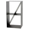 Porte-bûches design en acier